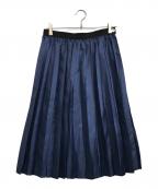 tricot COMME des GARCONSトリココムデギャルソン）の古着「プリーツスカート」｜ネイビー