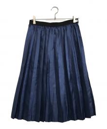 tricot COMME des GARCONS（トリココムデギャルソン）の古着「プリーツスカート」｜ネイビー