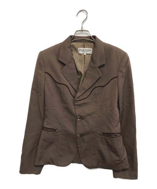 ROBE DE CHAMBRE COMME DES GARCONS（ローブドシャンブル コムデギャルソン）ROBE DE CHAMBRE COMME DES GARCONS (ローブドシャンブル コムデギャルソン) ウエスタンテーラードジャケット ブラウン サイズ:Mの古着・服飾アイテム