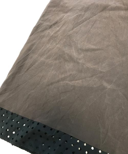 MIU MIU（ミュウミュウ）MIU MIU (ミュウミュウ) 切替ワンピース レッド サイズ:38の古着・服飾アイテム