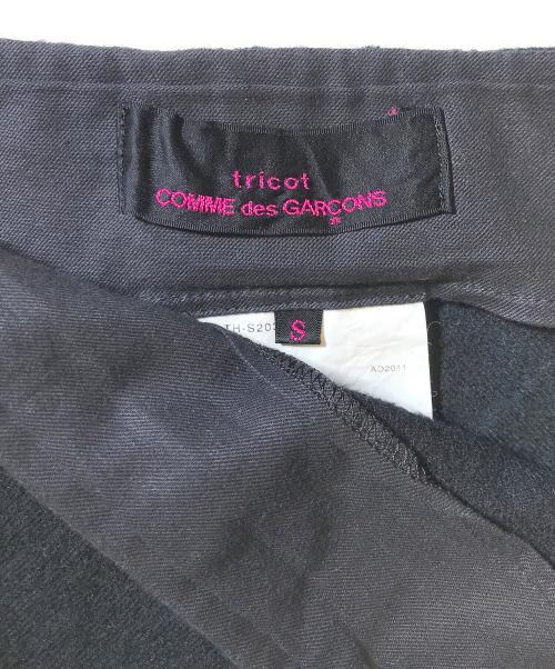 tricot COMME des GARCONS（トリココムデギャルソン）tricot COMME des GARCONS (トリココムデギャルソン) 縮絨スカート ブラック サイズ:Sの古着・服飾アイテム