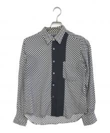 COMME des GARCONS HOMME（コムデギャルソン オム）の古着「チェッカーシャツ」｜ブラック