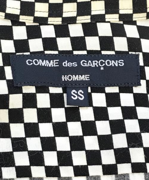 COMME des GARCONS HOMME（コムデギャルソン オム）COMME des GARCONS HOMME (コムデギャルソン オム) チェッカーシャツ ブラック サイズ:SSの古着・服飾アイテム