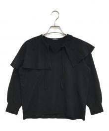 tricot COMME des GARCONS（トリココムデギャルソン）の古着「縮絨ブラウス」｜ブラック