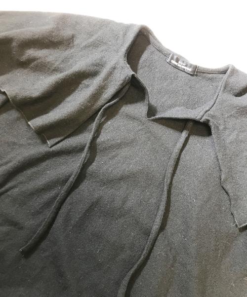 tricot COMME des GARCONS（トリココムデギャルソン）tricot COMME des GARCONS (トリココムデギャルソン) 縮絨ブラウス ブラック サイズ:表記なしの古着・服飾アイテム