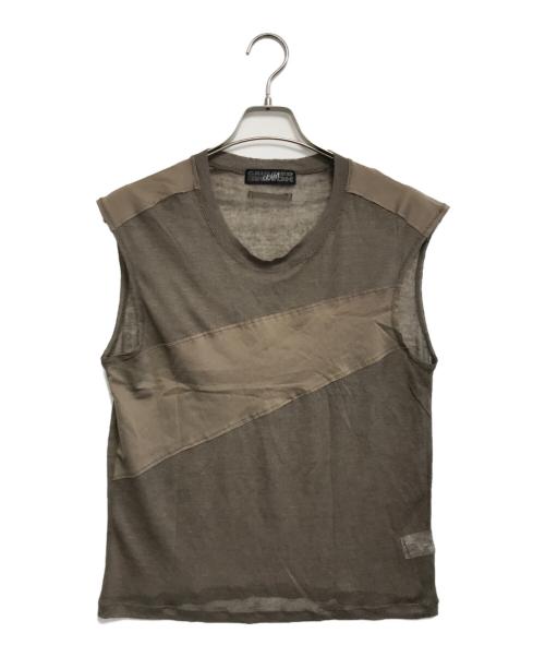 Jean Paul Gaultier homme（ジャンポールゴルチェオム）Jean Paul Gaultier homme (ジャンポールゴルチェオム) ノースリーブカットソー カーキ サイズ:Freeの古着・服飾アイテム