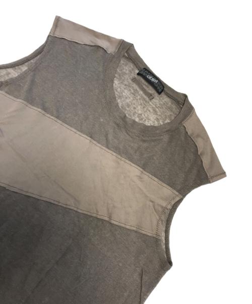 Jean Paul Gaultier homme（ジャンポールゴルチェオム）Jean Paul Gaultier homme (ジャンポールゴルチェオム) ノースリーブカットソー カーキ サイズ:Freeの古着・服飾アイテム