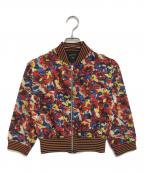 Jean Paul Gaultier FEMMEジャンポールゴルチエ フェム）の古着「総柄ブルゾン」｜レッド