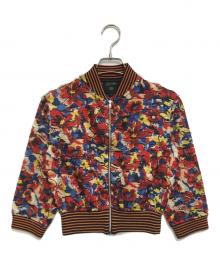 Jean Paul Gaultier FEMME（ジャンポールゴルチエ フェム）の古着「総柄ブルゾン」｜レッド