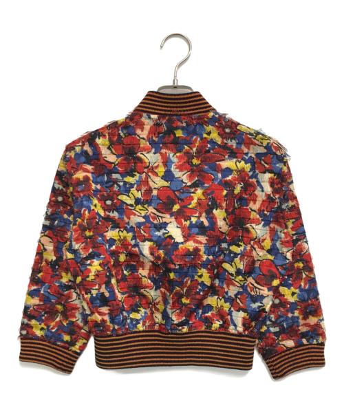 Jean Paul Gaultier FEMME（ジャンポールゴルチエ フェム）Jean Paul Gaultier FEMME (ジャンポールゴルチエ フェム) 総柄ブルゾン レッド サイズ:40の古着・服飾アイテム