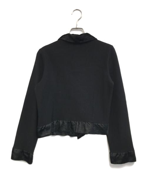 tricot COMME des GARCONS（トリココムデギャルソン）tricot COMME des GARCONS (トリココムデギャルソン) ベロア切替ジャケット ブラック サイズ:表記なしの古着・服飾アイテム