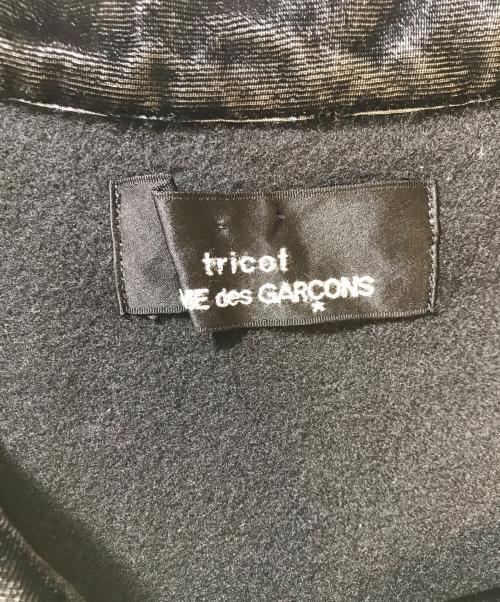 tricot COMME des GARCONS（トリココムデギャルソン）tricot COMME des GARCONS (トリココムデギャルソン) ベロア切替ジャケット ブラック サイズ:表記なしの古着・服飾アイテム