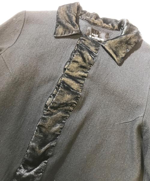tricot COMME des GARCONS（トリココムデギャルソン）tricot COMME des GARCONS (トリココムデギャルソン) ベロア切替ジャケット ブラック サイズ:表記なしの古着・服飾アイテム