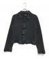tricot COMME des GARCONS（トリココムデギャルソン）の古着「ベロア切替ジャケット」｜ブラック