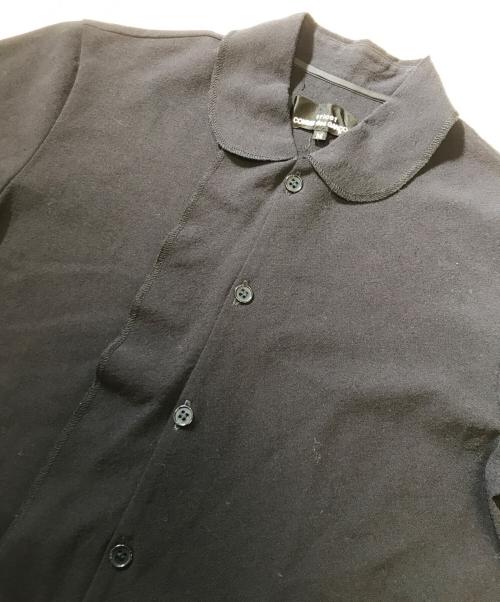 tricot COMME des GARCONS（トリココムデギャルソン）tricot COMME des GARCONS (トリココムデギャルソン) 丸襟フリルシャツ ネイビー サイズ:Mの古着・服飾アイテム
