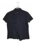 tricot COMME des GARCONS（トリココムデギャルソン）の古着「丸襟フリルシャツ」｜ネイビー