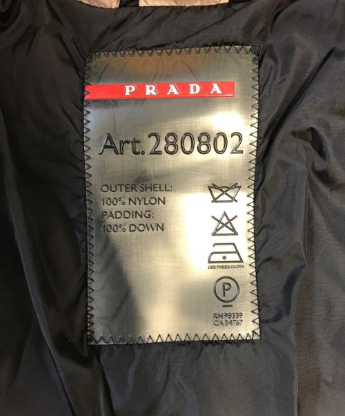 PRADA SPORTS（プラダスポーツ）PRADA SPORTS (プラダスポーツ) ダウンジャケット ベージュ サイズ:38の古着・服飾アイテム