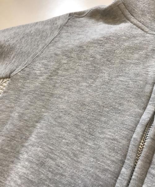 sacai（サカイ）sacai (サカイ) Nylon Twill Hoodie Sponge Sweat グレー サイズ:SIZE3の古着・服飾アイテム