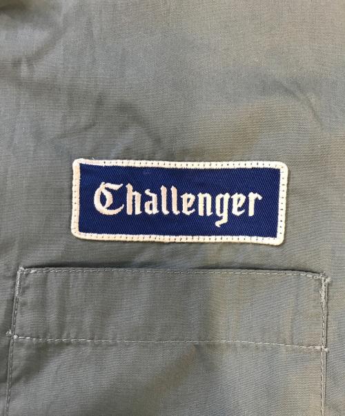 CHALLENGER（チャレンジャー）CHALLENGER (チャレンジャー) worker shirt グリーン サイズ:XLの古着・服飾アイテム