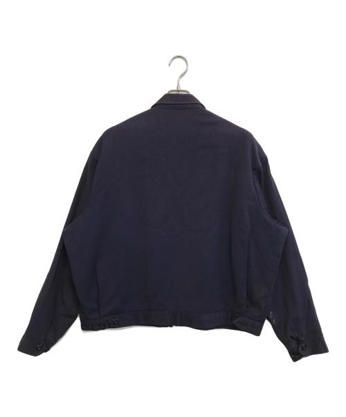 VINTAGE（）VINTAGE (ヴィンテージ) レーヨンワークジャケット パープル サイズ:50の古着・服飾アイテム
