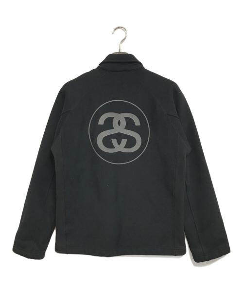 stussy（ステューシー）stussy (ステューシー) Champion (チャンピオン) Windstopper Sweat Coach Jacket ブラック サイズ:Mの古着・服飾アイテム