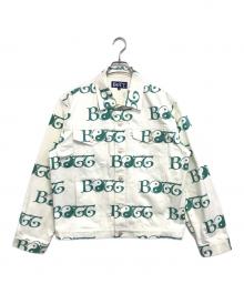 BoTT（ボット）の古着「2Y Denim Jacket」｜ホワイト×グリーン