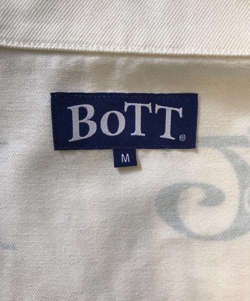 BoTT（ボット）BoTT (ボット) 2Y Denim Jacket ホワイト×グリーン サイズ:Mの古着・服飾アイテム
