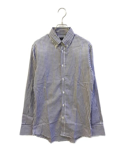 DSQUARED2（ディースクエアード）DSQUARED2 (ディースクエアード) チェックBDシャツ ブルー サイズ:44の古着・服飾アイテム