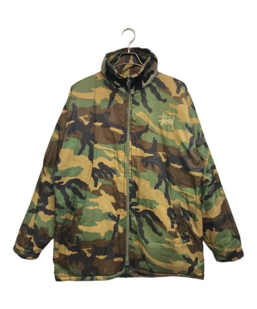stussy（ステューシー）stussy (ステューシー) リバーシブルカモジャケット オリーブ サイズ:表記なしの古着・服飾アイテム