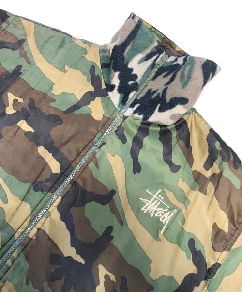 stussy（ステューシー）stussy (ステューシー) リバーシブルカモジャケット オリーブ サイズ:表記なしの古着・服飾アイテム