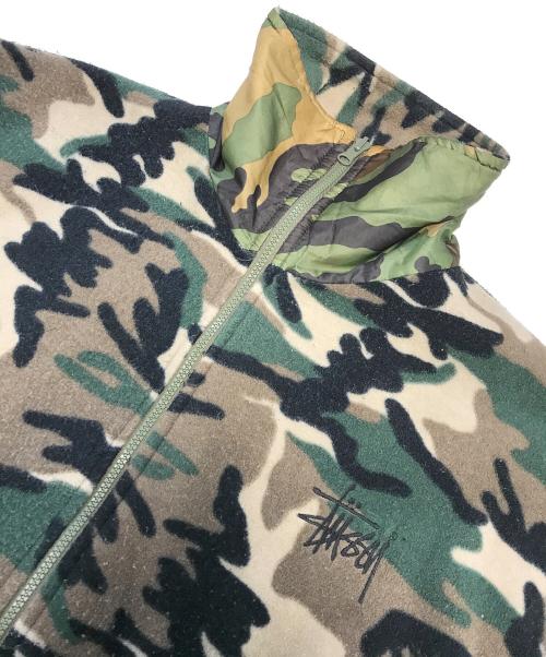 stussy（ステューシー）stussy (ステューシー) リバーシブルカモジャケット オリーブ サイズ:表記なしの古着・服飾アイテム