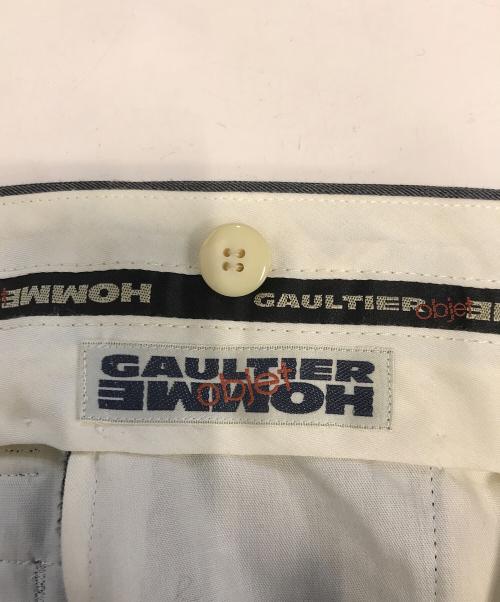 Jean Paul Gaultier homme（ジャンポールゴルチェオム）Jean Paul Gaultier homme (ジャンポールゴルチェオム) スラックス グレー サイズ:C96~100 W85 T180~184の古着・服飾アイテム