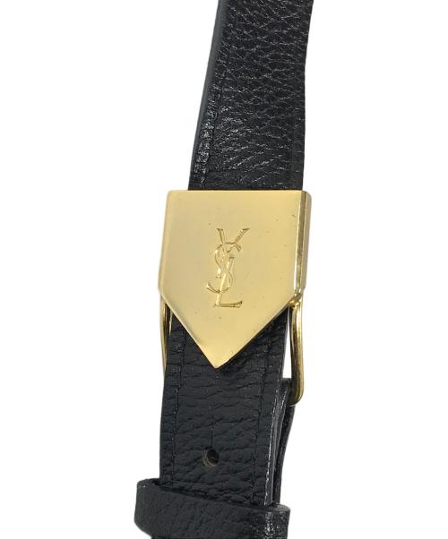 Yves Saint Laurent（イヴサンローラン）Yves Saint Laurent (イヴサンローラン) ショルダーバッグ ブラックの古着・服飾アイテム