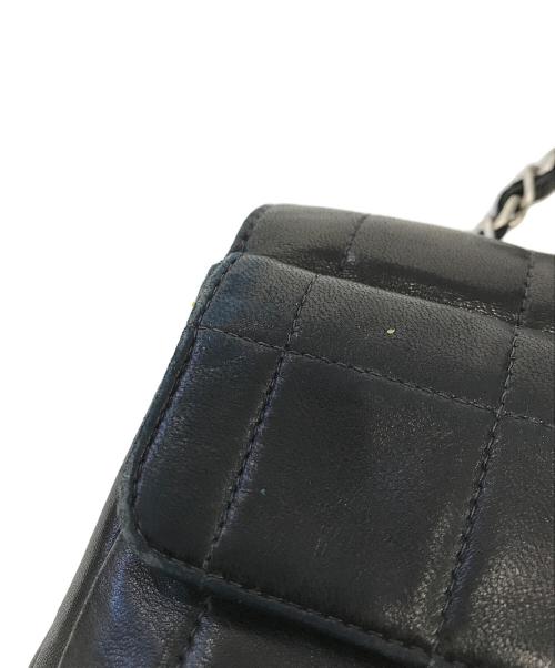 CHANEL（シャネル）CHANEL (シャネル) チョコバー チェーンショルダーバッグ ブラックの古着・服飾アイテム