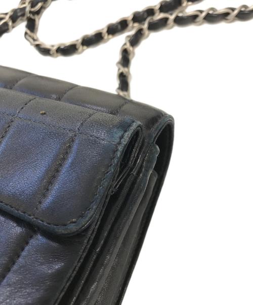 CHANEL（シャネル）CHANEL (シャネル) チョコバー チェーンショルダーバッグ ブラックの古着・服飾アイテム