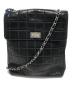 CHANEL（シャネル）の古着「チョコバー チェーンショルダーバッグ」｜ブラック