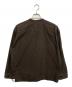 JIL SANDER+ (ジルサンダープラス) バンドカラーシャツ ブラウン サイズ:32：18000円