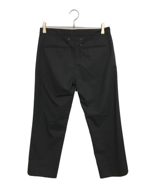 Maison Margiela（メゾンマルジェラ）Maison Margiela (メゾンマルジェラ) DRAWSTRING TROUSER ブラック サイズ:44の古着・服飾アイテム