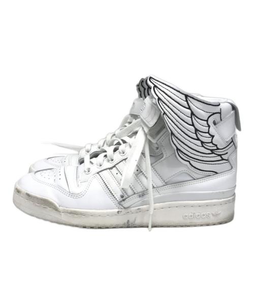 adidas（アディダス）adidas (アディダス) JEREMY SCOTT JS NEW WINGS ホワイト サイズ:US9.5/UK9/FR43.5/27.5cmの古着・服飾アイテム