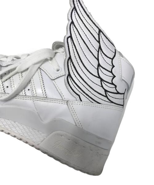 adidas（アディダス）adidas (アディダス) JEREMY SCOTT JS NEW WINGS ホワイト サイズ:US9.5/UK9/FR43.5/27.5cmの古着・服飾アイテム