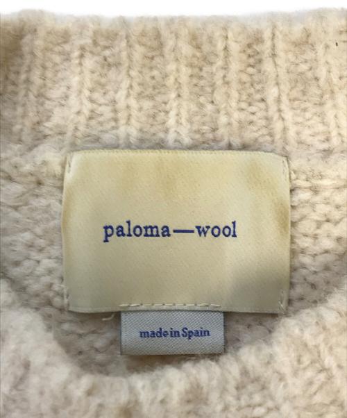 Paloma Wool（パロマウール）PALOMA WOOL (パロマウール) 顔モチーフニット ベージュ サイズ:Mの古着・服飾アイテム