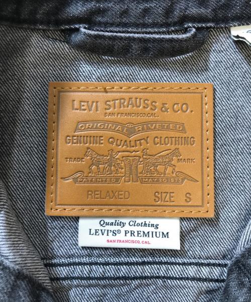 LEVI'S PReMIUM（リーバイス プレミアム）LEVI'S PReMIUM (リーバイス プレミアム) TYPE I TRUCKER ブラック サイズ:Sの古着・服飾アイテム