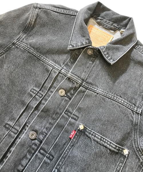 LEVI'S PReMIUM（リーバイス プレミアム）LEVI'S PReMIUM (リーバイス プレミアム) TYPE I TRUCKER ブラック サイズ:Sの古着・服飾アイテム