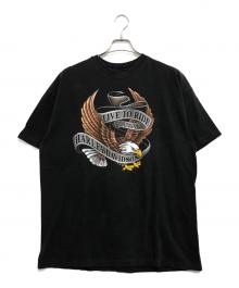 HARLEY-DAVIDSON（ハーレーダビッドソン）の古着「プリントTシャツ」｜ブラック