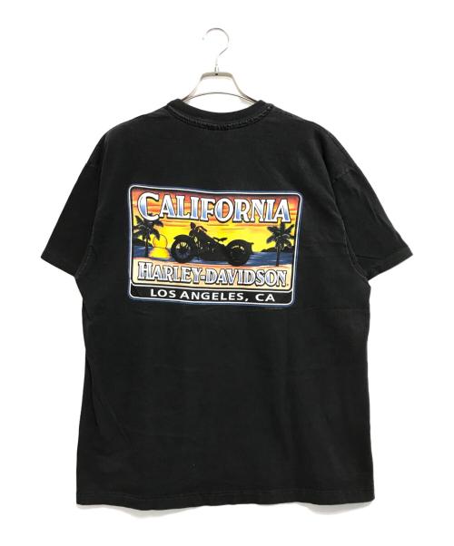 HARLEY-DAVIDSON（ハーレーダビッドソン）HARLEY-DAVIDSON (ハーレーダビッドソン) プリントTシャツ ブラック サイズ:XLの古着・服飾アイテム