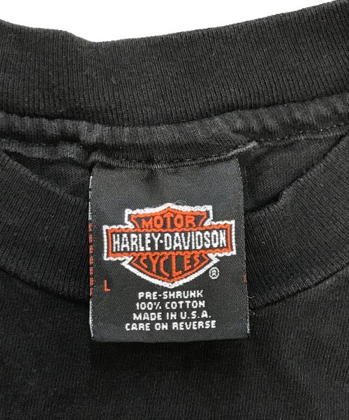 HARLEY-DAVIDSON（ハーレーダビッドソン）HARLEY-DAVIDSON (ハーレーダビッドソン) プリントTシャツ ブラック サイズ:Lの古着・服飾アイテム