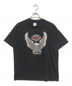 モーターサイクルTシャツモーターサイクルTシャツ）の古着「HARLEY-DAVIDSON(ハーレーダビッドソン) モーターサイクルTシャツ」｜ブラック