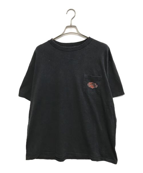 HARLEY-DAVIDSON（ハーレーダビッドソン）HARLEY-DAVIDSON (ハーレーダビッドソン) プリントTシャツ ブラック サイズ:2XLの古着・服飾アイテム