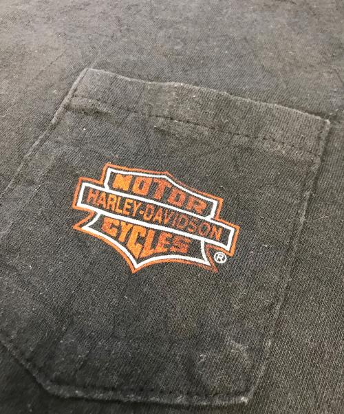 HARLEY-DAVIDSON（ハーレーダビッドソン）HARLEY-DAVIDSON (ハーレーダビッドソン) プリントTシャツ ブラック サイズ:2XLの古着・服飾アイテム