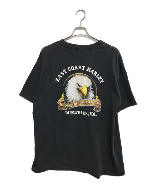 HARLEY-DAVIDSON（ハーレーダビッドソン）HARLEY-DAVIDSON (ハーレーダビッドソン) プリントTシャツ ブラック サイズ:2XLの古着・服飾アイテム